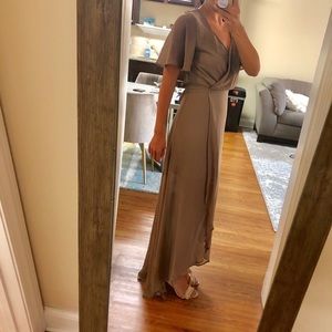 Show Me Your MuMu Dresses - Show Me Your MuMu - Taupe Maxi Dress Show Me Your MuMu Dresses - Show Me Your MuMu - Taupe Maxi Dress